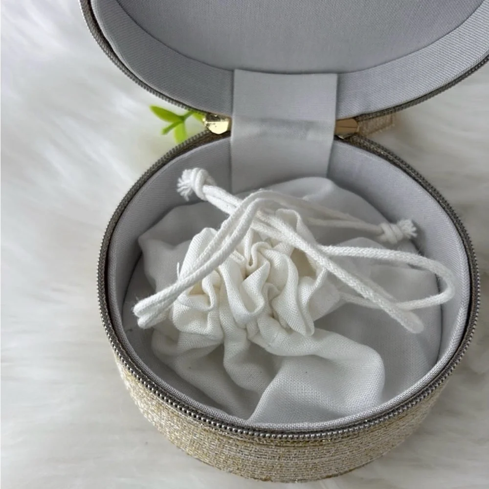 Dior Holiday Round Jewelry/ Storage Case‎